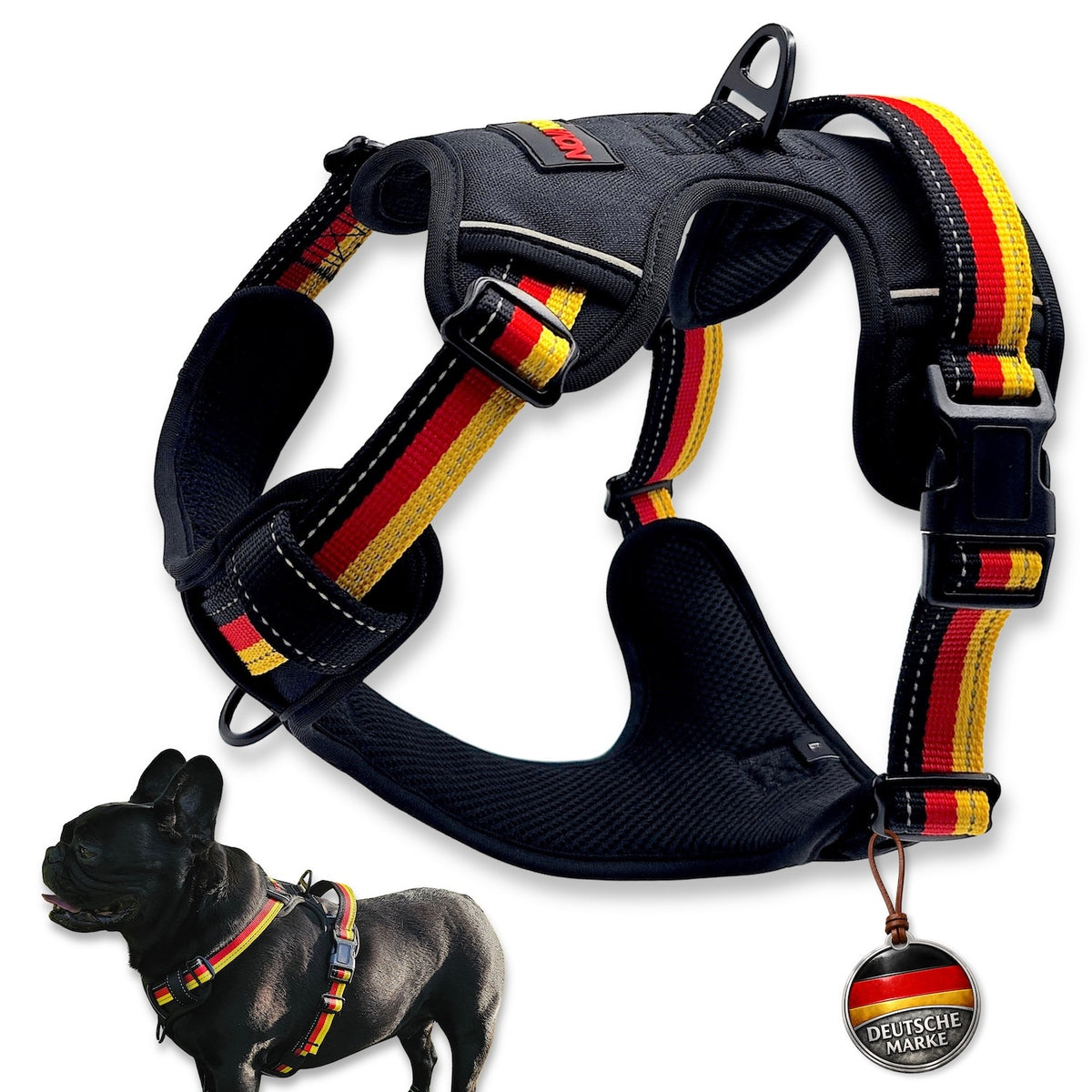 Atmungsaktives Anti-Zug-Hundegeschirr