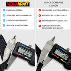 Freihand-Umhängeleine verstellbar mit Auto-Sicherheitsgurt (schwarz)