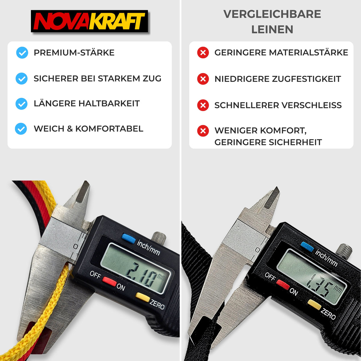 Freihand-Umhängeleine verstellbar