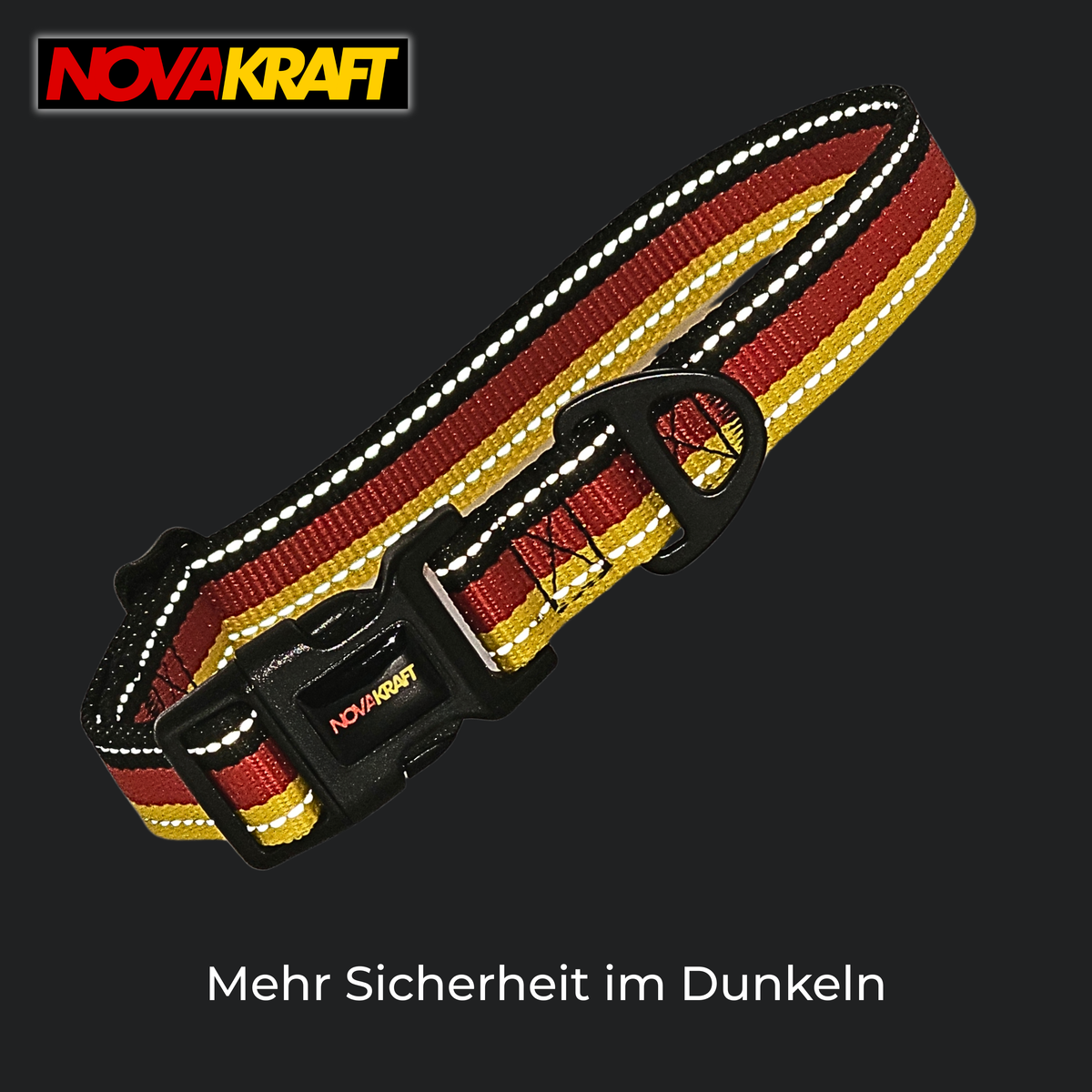 Verstellbares Hundehalsband mit D-Ring